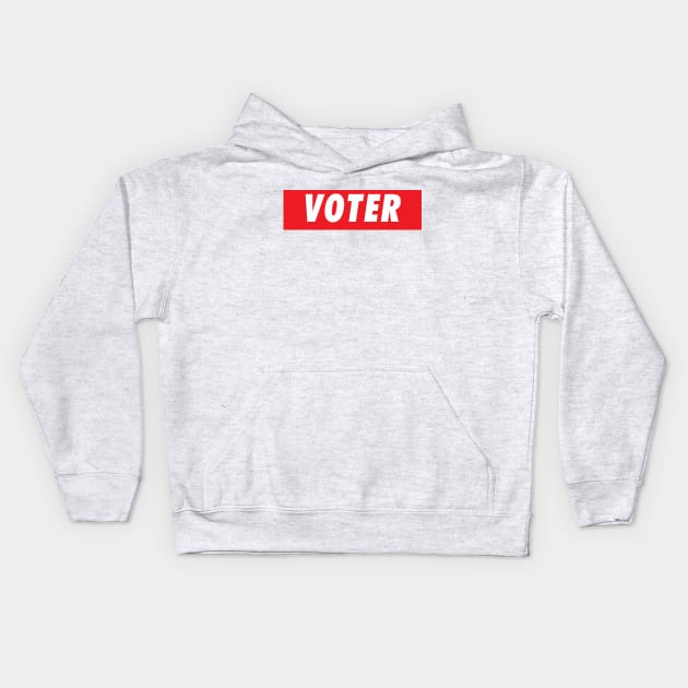 VOTER Kids Hoodie by IronLung Designs